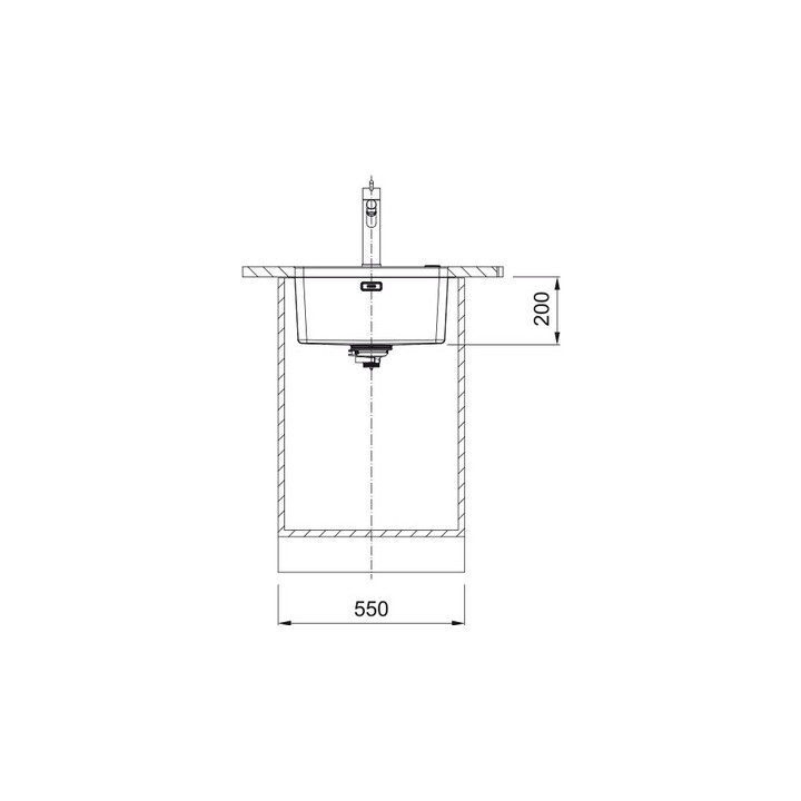 Drez Franke MarisQuiet MQX 110-82, brúsená oceľ
