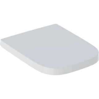 Geberit Smyle Square Klozetové sedátko, upevnenie z góry, wolne opadanie, z widocznym siedziskiem, slim design