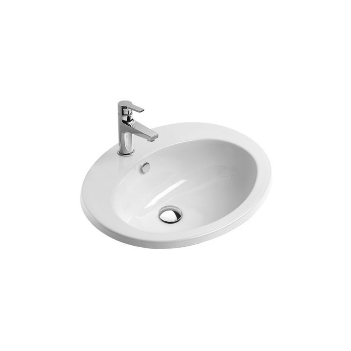 Zápustné umývadlo Catalano Incasso Light 61 cm, biela
