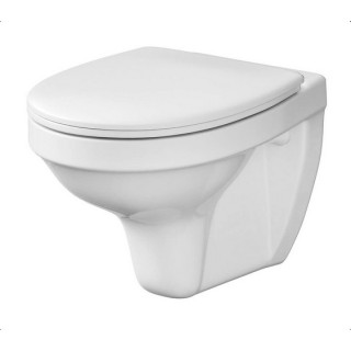 Misa WC zawieszana Cersanit City Oval s pozvoľným sklápaním sedadlo, biela