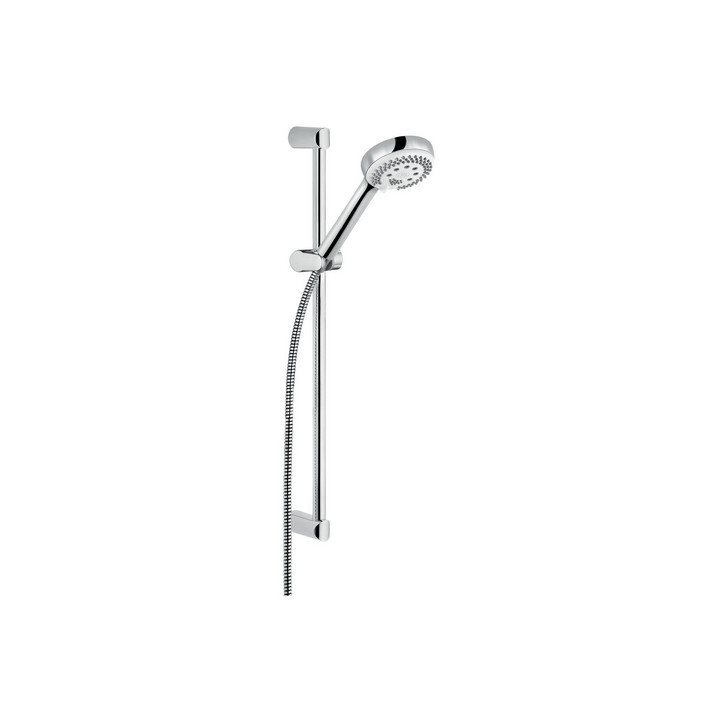 Sprchový set Kludi Freshline 1S i sprchový set i drążkiem 90 cm biely/chróm