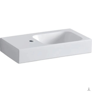 Umývadlo obdĺžniková s otvorom s pravé stronie 53x31cm Geberit iCon, biela