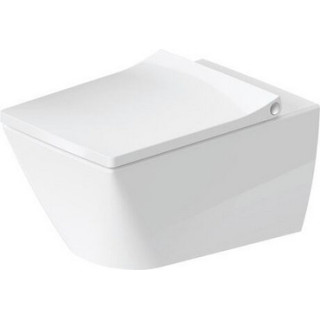 Misa WC Duravit DuraStyle závesné Rimless 37x54 cm, lievikový, biela S povrchom WonderGliss