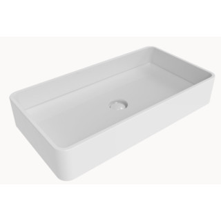 Umývadlo na postavenie na dosku Flaminia Miniwash 75 biela lesklá, 75 x 40 x 13 cm, bez prepadu- sanitbuy.pl