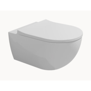 Misa WC Závěsná + sedadlo s pozvoľným sklápaním Flaminia APP biela, 54 x 36 cm, bez náteru- sanitbuy.pl
