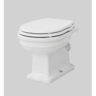 Misa WC na postavení , Artceram Hermitage , biely lesklá