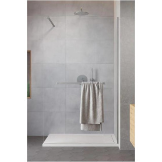 Sprchový kút walk-in Radaway Modo New Brushed Copper II s vešiačikom, 90x200cm, sklo číre, profil szczotkowana miedź