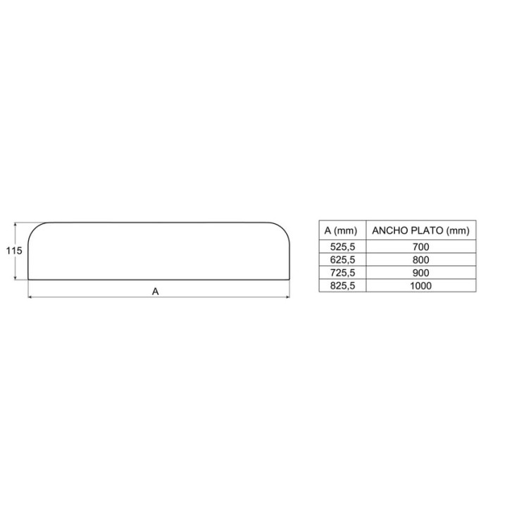 Osłona odpływu brodzikowego Roca Aquos, 90cm, biely