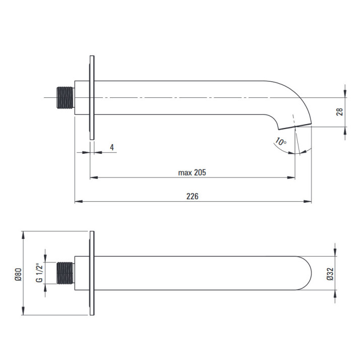 Sprchovou hadicou 150cm, Deante, titanium