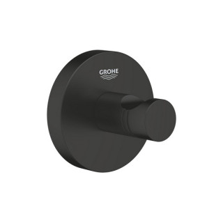 Háček na płaszcz kúpeľový, Grohe Essentials, matnénýte black