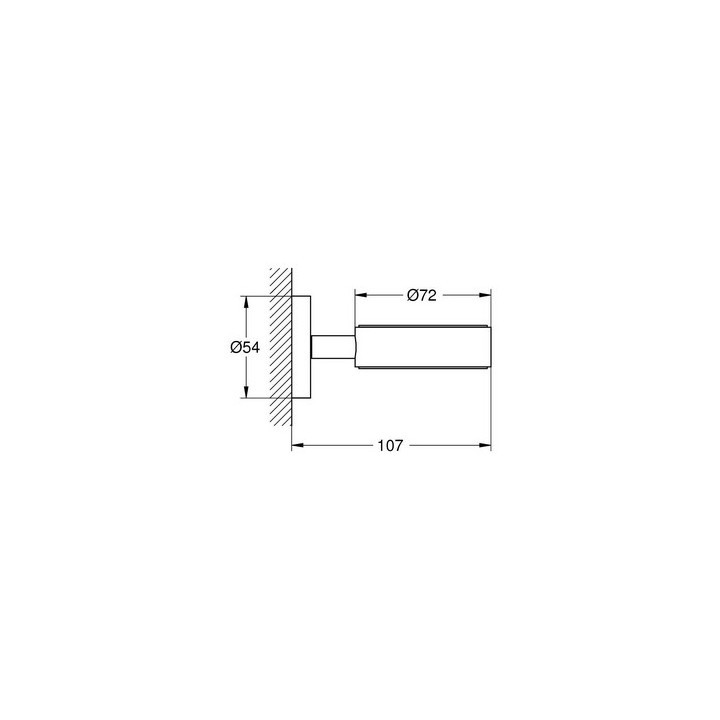 Závěs ,Grohe Essentials, matnénýte black