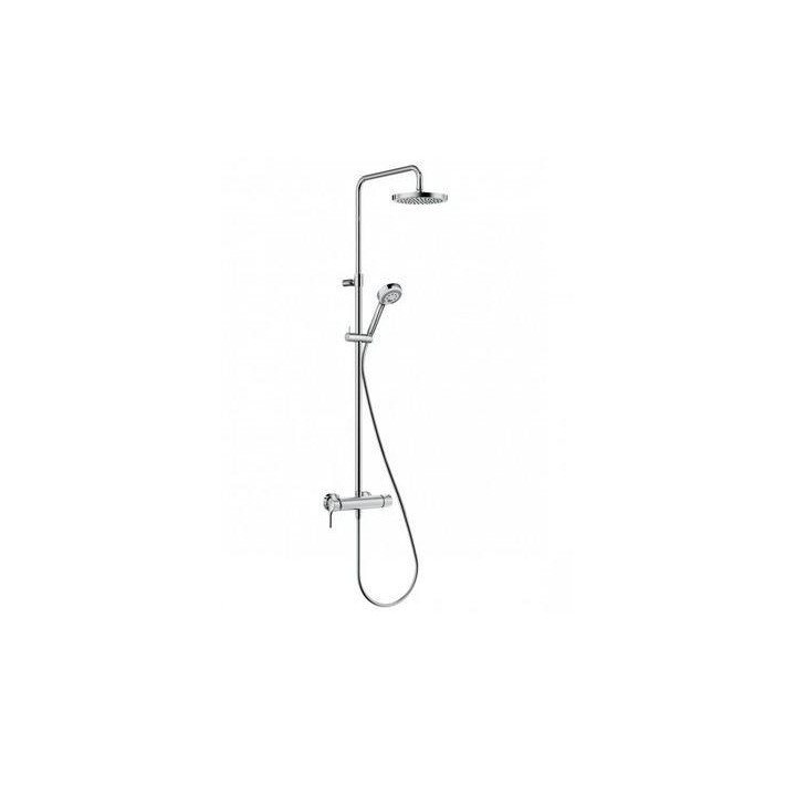 Sprchový set Kludi Logo Shower Duo, Batéria sprchová termostatická, chróm