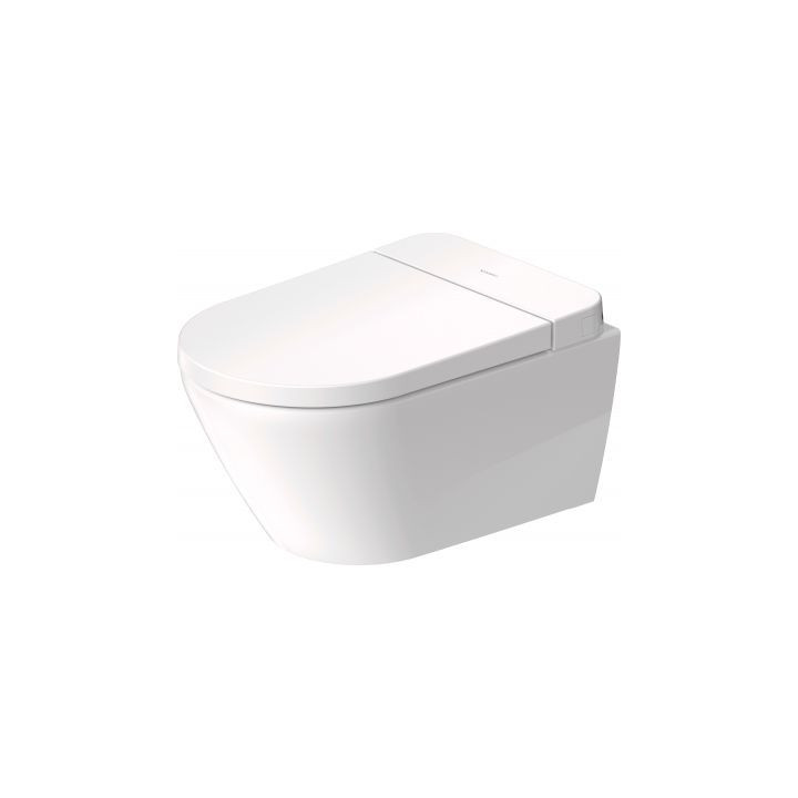 Misa toaletná Závěsná Duravit ME by Starck Rimless, 57x37cm, dla dosky SensoWash, bez rantu spłukującego, upevnenie Durafix, Hyg