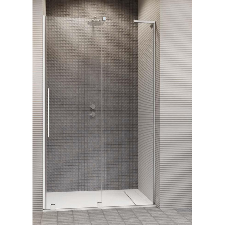 Dverí sprchové Radaway Furo SL Brushed Copper DWJ 120cm, ľavé, sklo číre, profil miedź szczotkowana