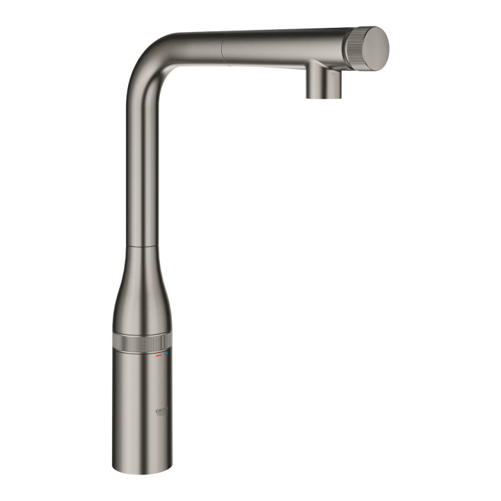 Drezová batéria Grohe Essence SmartControl, výsuvná sprcha, brushed cool sunrise