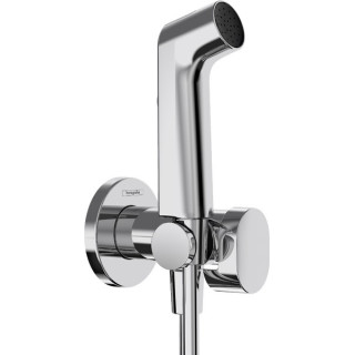 Ručná sprcha Hansgrohe Bidette 1 jet S EcoSmart dla vody studenej s pákou i hadicou sprchovým 125 cm - chróm