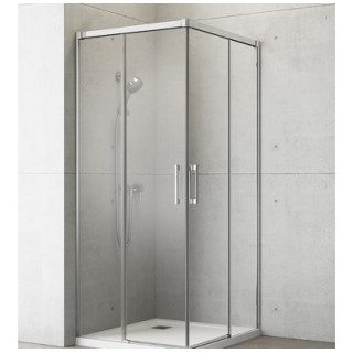 Sprchový kút sklo číre chróm 90x80cm Radaway Idea KDD- sanitbuy.pl