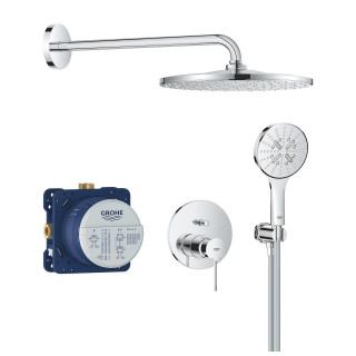 Sprchový set  podomietkový s hlavovou sprchou Rainshower mono 310 , Grohe Essence, nerez