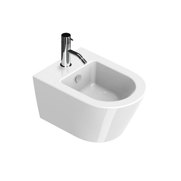 Závesné wc Catalano Zero NF 46, bez kołnierza, 46x35cm, biela