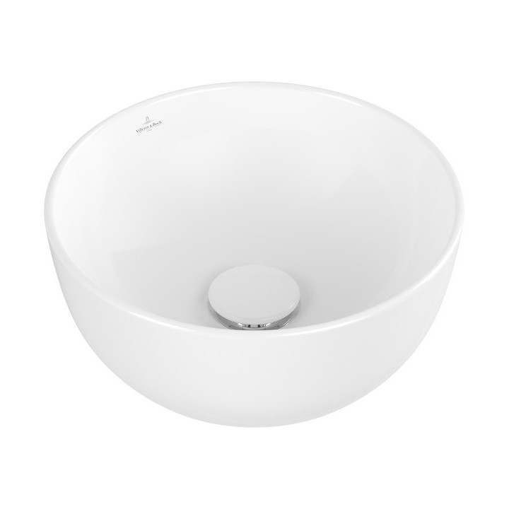 Umývadlo Villeroy&Boch Artis na postavenie na dosku, śr. 43 cm, Weiss Alpin