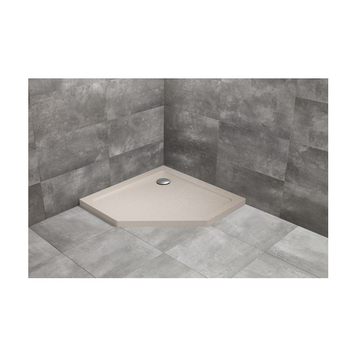 Sprchová vanička pravouhlý Radaway Doros F, 140x80cm, akrylátové, stone white