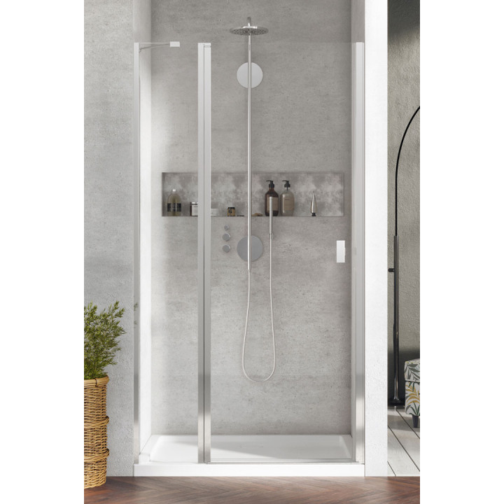 Dverí sprchové Radaway Nes KDS II 120, ľavé, 1200x2000mm, strieborná profil