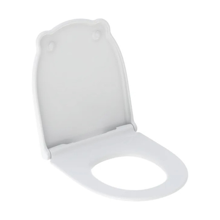 Misa WC Závěsná pre deti Geberit Bambini 53x33 cm, lievikový, bez kołnierza - biela