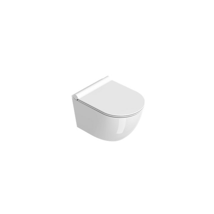 Misa Catalano Sfera 55x35 cm Závěsná Silentech (bez kołnierza) - tortora matnéný