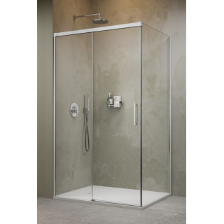 Dverí kúty prysznicowej Radaway Idea 8 KDJ 110, ľavé, 1000x2000mmm, sklo číre, chróm