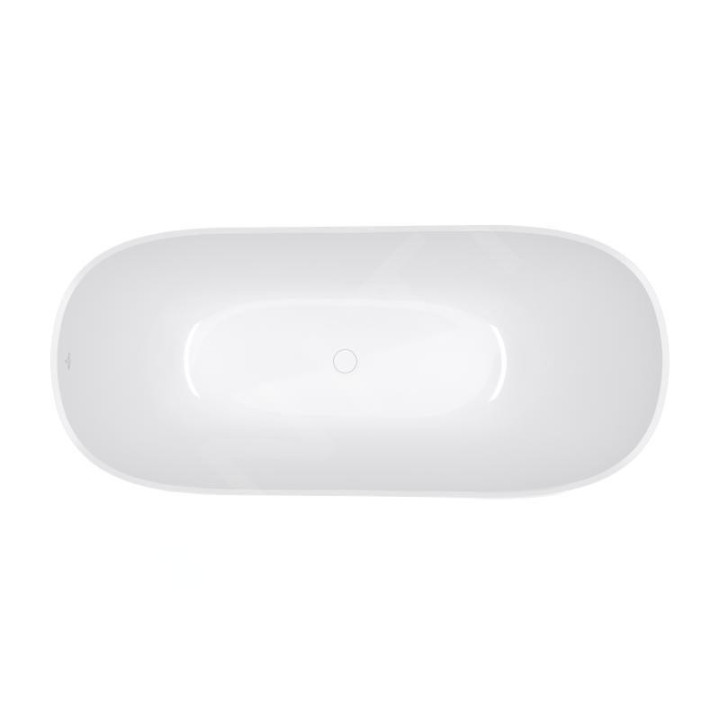 Vaňa voľne stojaca Villeroy&Boch Theano, 175x75cm, Quaryl - weiss alpin
