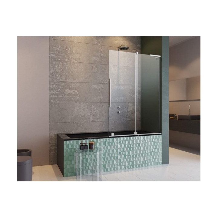 Vaňová zástena Radaway Furo SL PND II 100, levý, sklo číre, 100x150cm, przesuwny, profil chróm