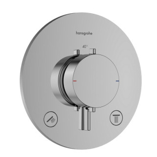PYTAJ O RABAT ! Batéria termostatická Hansgrohe Ecostat S, podomietková s uzatváracím ventilom, vrchná sada 1-prijímač