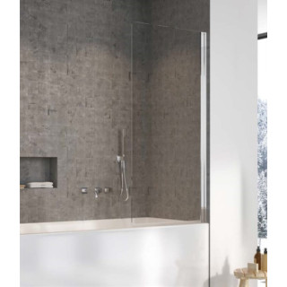Vaňová zástena Radaway Nes PNJ I 90x150 cm, levý - sklo číre, profil GunMetal