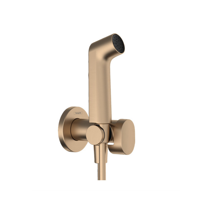 Ručná sprcha Hansgrohe Bidette 1 jet S EcoSmart dla vody studenej s pákou i hadicou sprchovým 125 cm - chróm