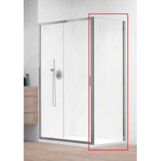 Dverí sprchové Radaway Alienta DWJ+S 100 cm - sklo číre, profil chróm
