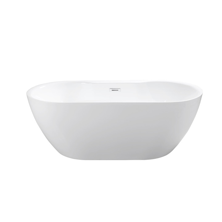 Vaňa voľne stojaca Besco Mexa 170x78 cm Oválna Carbon Grey, maskownica čierna matt