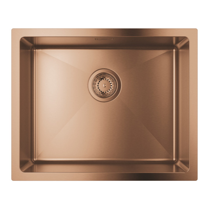 Drez Grohe K700U 550 x 450 mm z stali szlachetnej - brushed cool sunrise