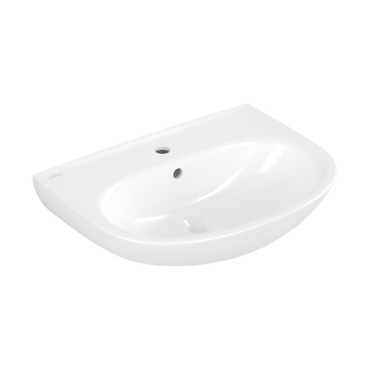 Umývadlo Villeroy & Boch O.Novo Závěsná malá 45x35 cm, S povrchom CeramicPlus - biela
