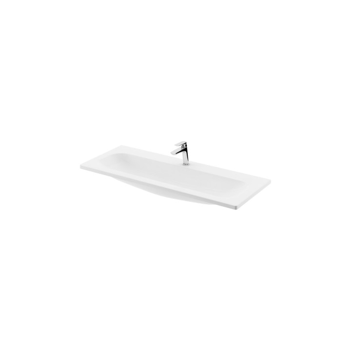 Umývadlo nábytkové Ravak Clear, 80 cm s otvormi - biela