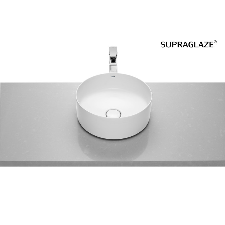 Umývadlo na dosku 37cm Roca Inspira Round okrúhla biela- sanitbuy.pl