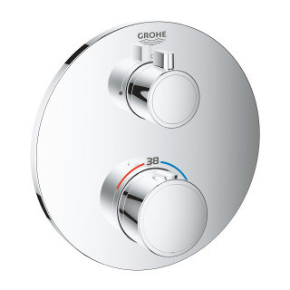 Batéria podomietková Grohe Grohtherm SmartControl termostatická 3-prijímače vody farba nerez