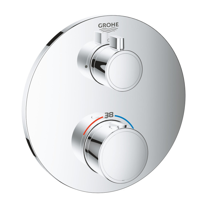 Batéria podomietková Grohe Grohtherm SmartControl termostatická 3-prijímače vody farba nerez