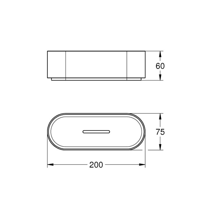 Držák ručníku/závěs Grohe Selection - hard graphite