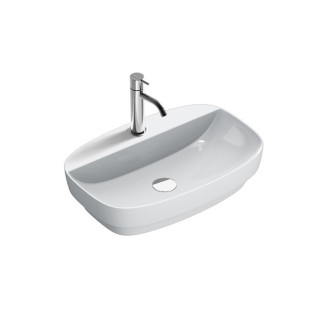 Zápustné umývadlo Catalano Green Lux 65x42 cm otvor na batériu, bez prepadu, biela - sanitbuy.pl