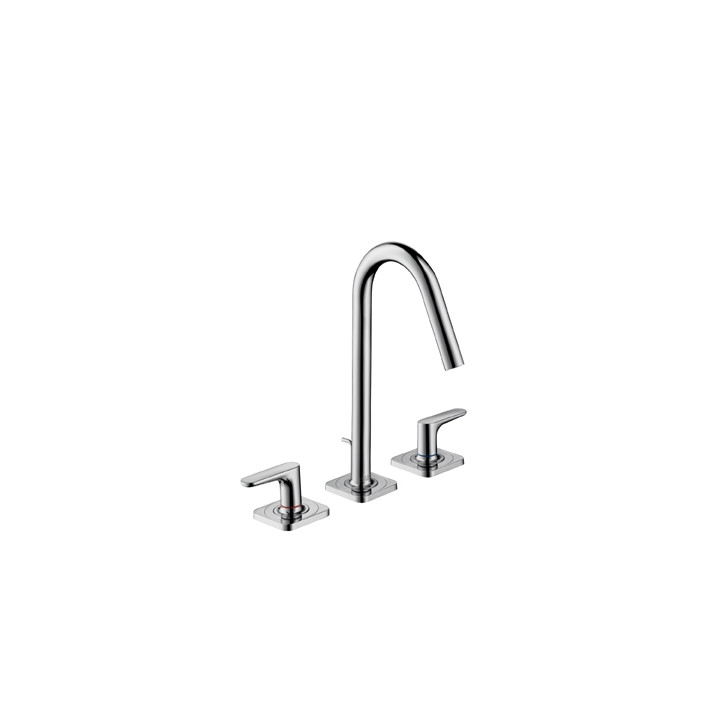 Bateria Axor Citterio M umywalkowa 3-otworowa z rozetami i uchwytami jednoramiennymi- sanitbuy.pl