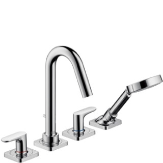 Bateria Axor Citterio M wannowa 4-otworowa do montażu na brzegu wanny- sanitbuy.pl