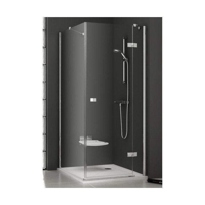 Ścianka stała SMPS-90P Ravak SmartLine - wersja prawa, chrom + transparent- sanitbuy.pl