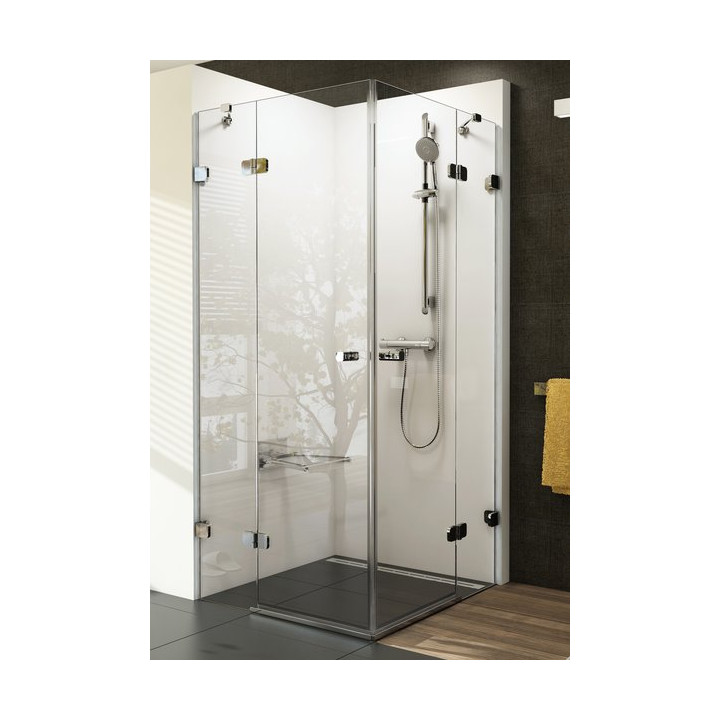 Kabina narożna BSRV4-80 Ravak Brilliant czteroelementowa, chrom + transparent- sanitbuy.pl