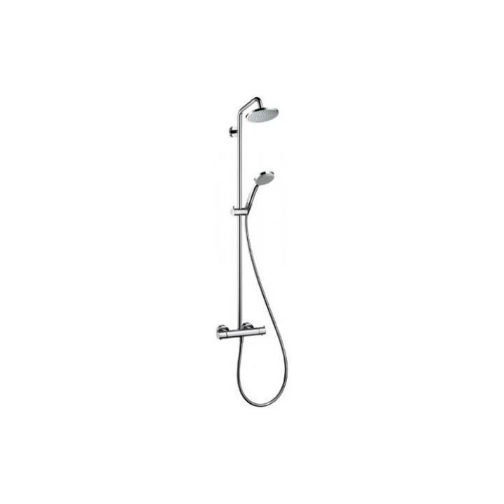 Komplet prysznicowy Croma 220 EcoSmart z obrotowym ramieniem prysznicowym 450 mm, Dn15 Hansgrohe- sanitbuy.pl