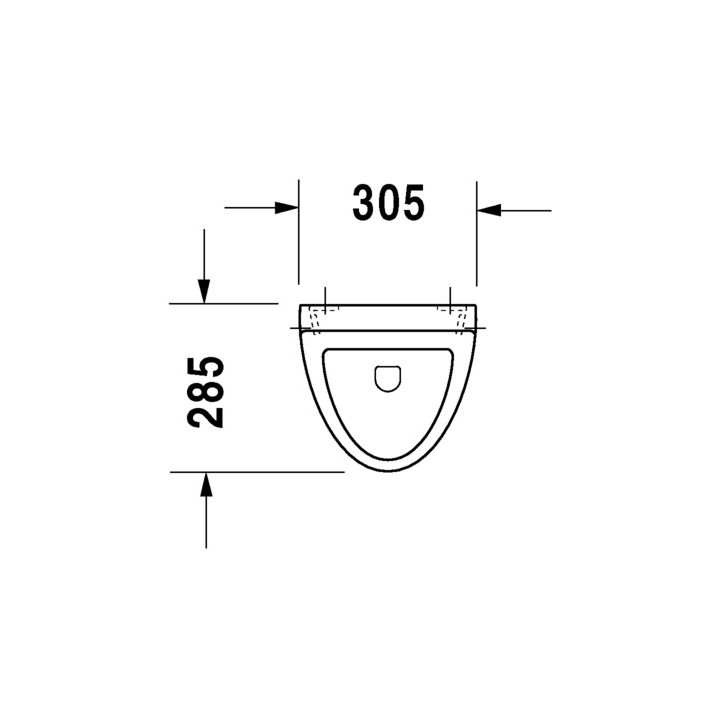 Pisuar Fizz Duravit Darling New bez pokrywy- sanitbuy.pl